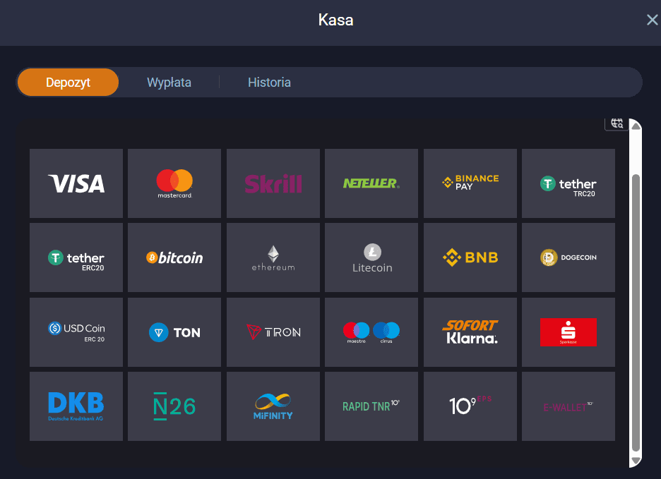 Legalne kasyno Vox depozyt